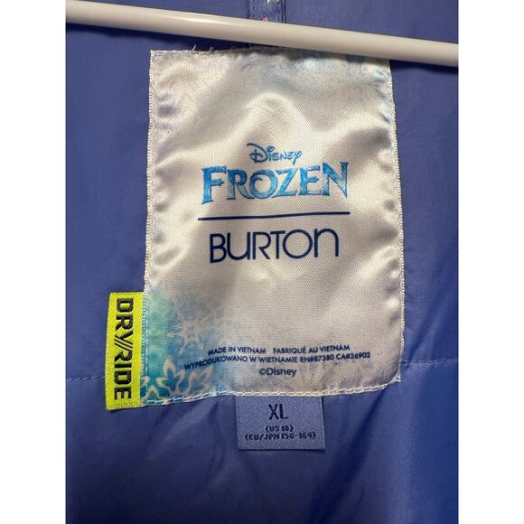 Burton LIMITED Disney Frozen Girls Twist Bomber Jacket Elsa & Anna XL - Picture 3 of 10